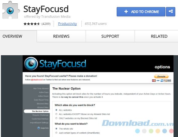 StayFocusd