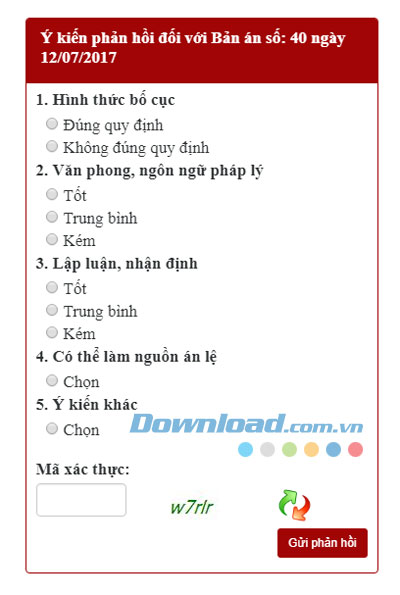 Tra Cứu Bản Án