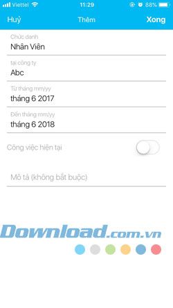 Hồ sơ xin việc Trực tuyến