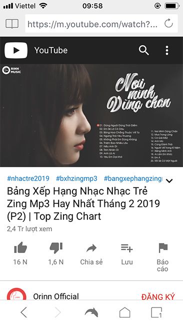 Xem nội dung trên Youtube