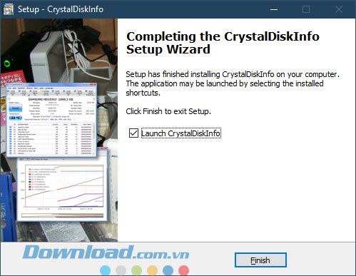 Thông tin về CrystalDiskInfo