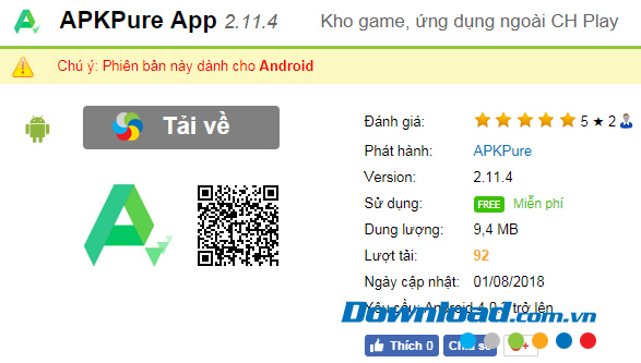 Tải xuống phần mềm APKPure