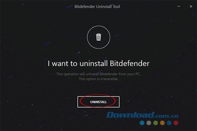BitDenfender Gỡ cài đặt