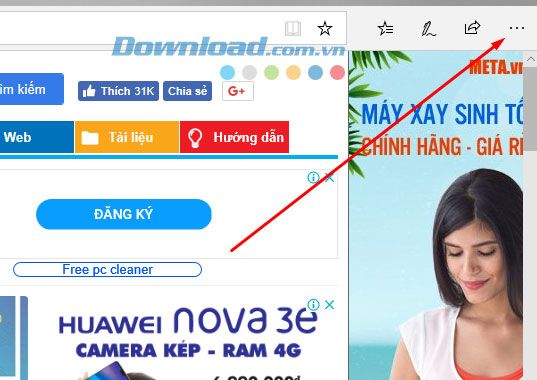 Trình duyệt Microsoft Edge 