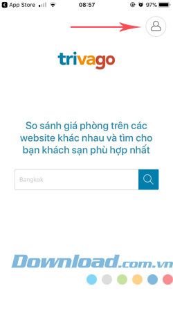 Tài khoản Trivago