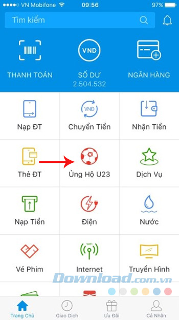 Ủng hộ U23 Việt Nam