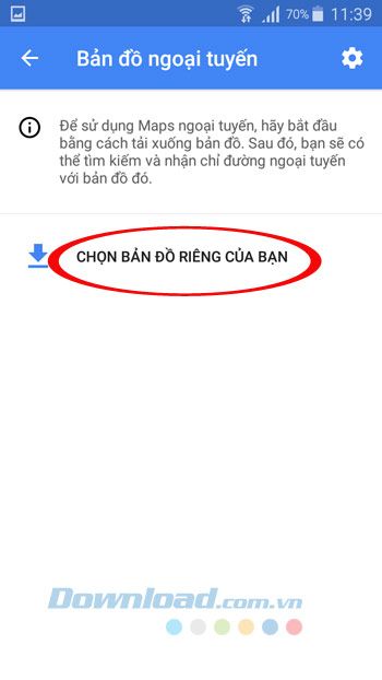 Chọn bản đồ