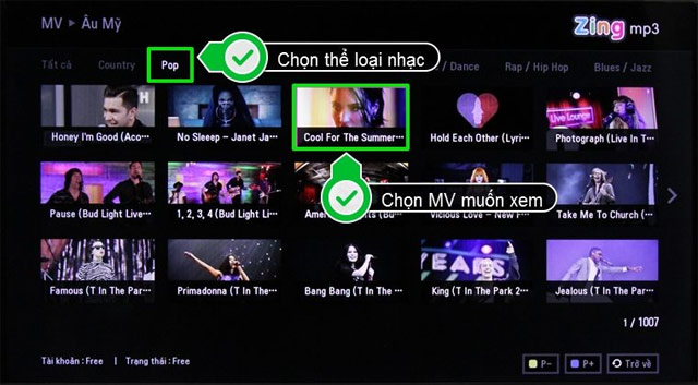 Chọn MV