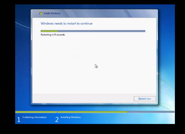 Windows 7 trên VMware