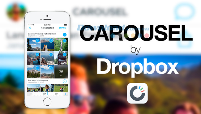 Sử dụng Carousel sẽ tăng thêm 3GB dung lượng cho Dropbox