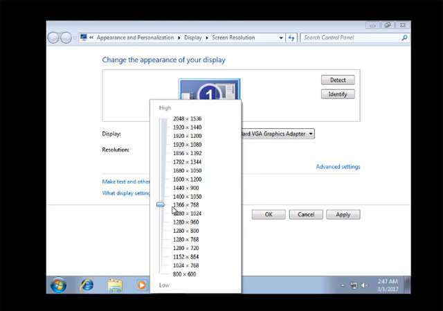 Windows 7 trên VMware