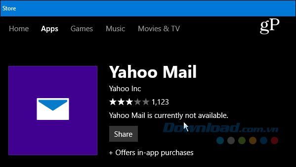 Yahoo Mail không hoạt động nữa