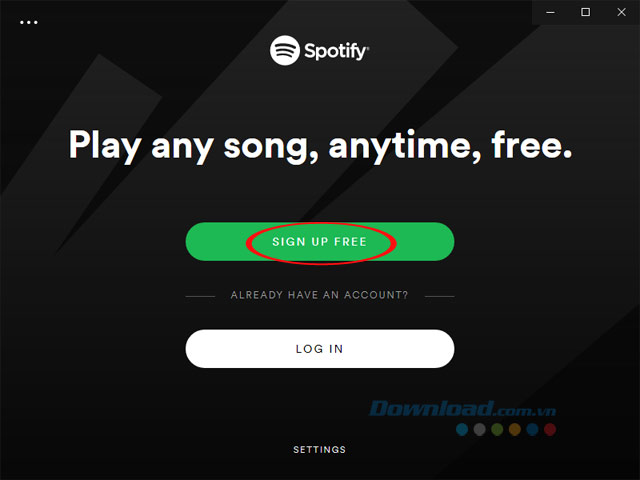 Tạo Tài Khoản Spotify