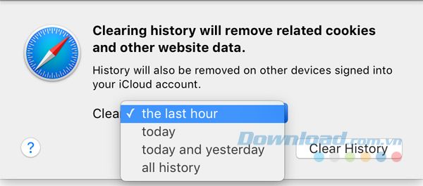Xóa Lịch Sử Trình Duyệt Safari