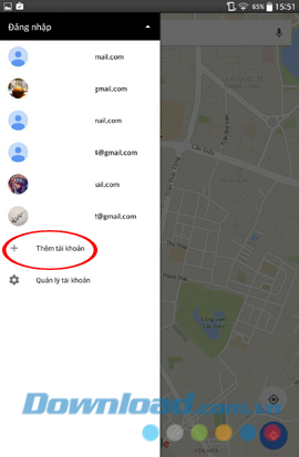 Đăng nhập vào Google Maps