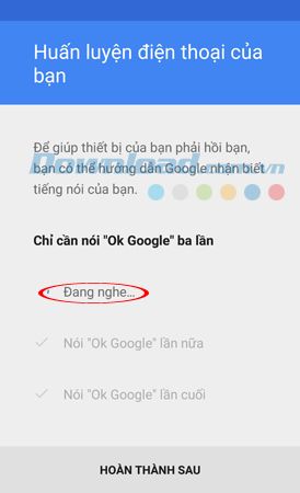 Hướng dẫn sử dụng OK Google trên điện thoại Android