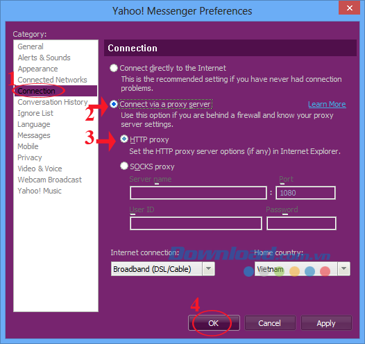 Giải quyết sự cố không thể đăng nhập vào Yahoo khi sử dụng Ultrasurf