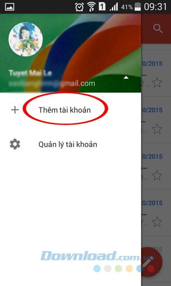 Thêm tài khoản mới