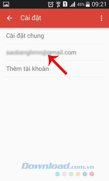 Cấu hình tài khoản