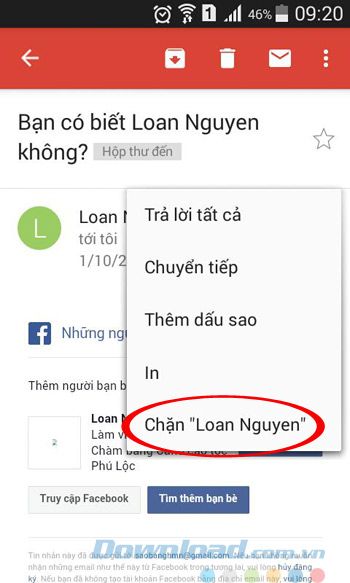 Chặn email rác