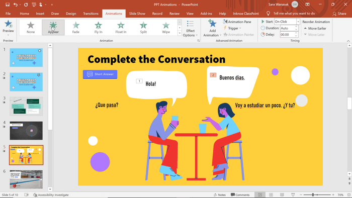 Giao diện của PowerPoint