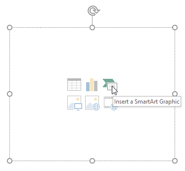 Chèn SmartArt vào placeholder