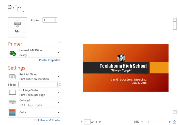 Sáng tạo tài liệu trên PowerPoint