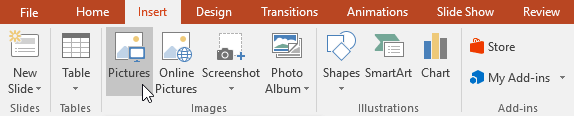 Chèn hình ảnh vào PowerPoint