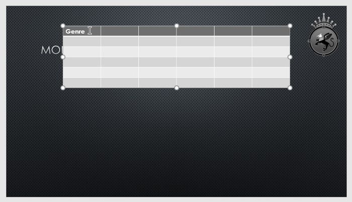 Chèn bảng vào PowerPoint