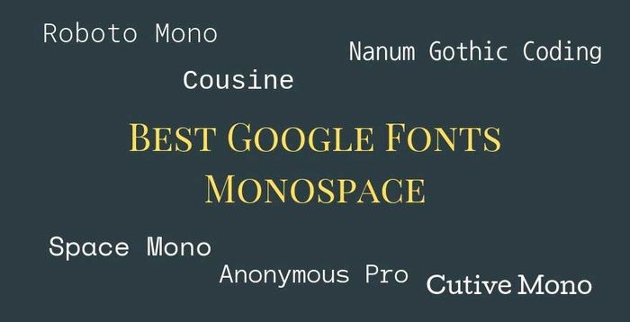 Google Font Monospace