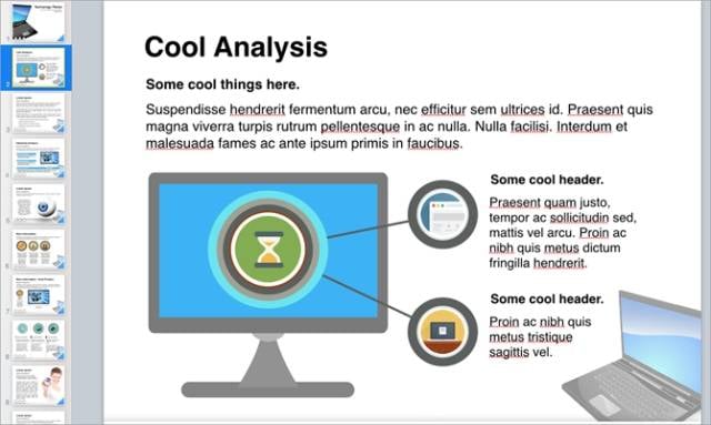 Mẫu slide thuyết trình về công nghệ