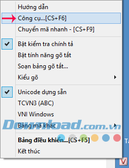 Hướng dẫn sử dụng Unikey để chuyển đổi từ có dấu sang không dấu