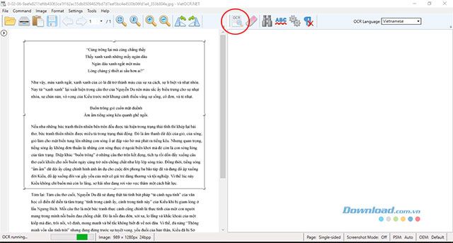 Thực hiện việc trích xuất chữ bằng VietOCR
