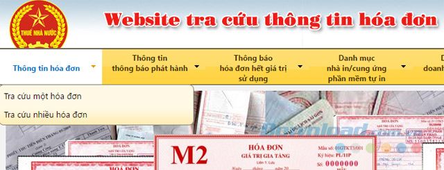 Tra cứu thông tin hóa đơn