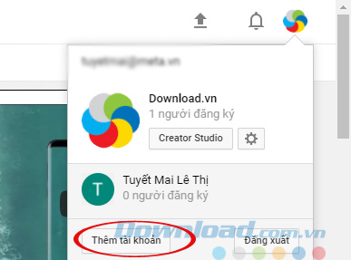 Thêm tài khoản