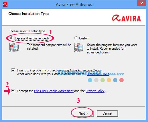 Hướng dẫn cài đặt và sử dụng Avira Free AntiVirus để diệt virus