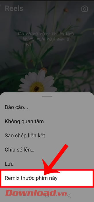 Chạm vào phần Remix của thước phim này