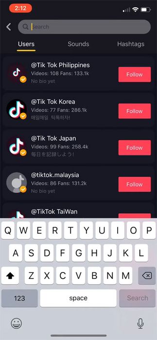 Tìm kiếm video TikTok theo nhiều tiêu chí khác nhau