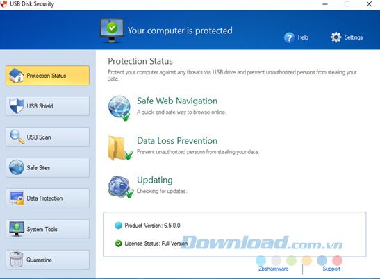 Phần mềm Bảo vệ USB Disk
