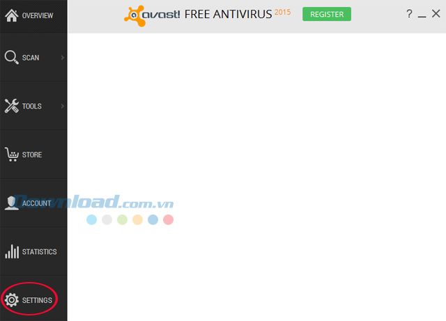 Hướng dẫn cài đặt ngôn ngữ tiếng Việt cho avast! Free Antivirus