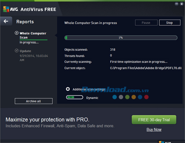 Hướng dẫn cài đặt và sử dụng AVG AntiVirus Miễn phí để tiêu diệt virus