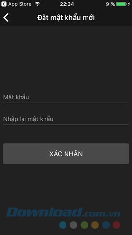 Mật khẩu mới