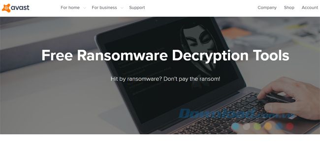 Công cụ giải mã ransomware Avast