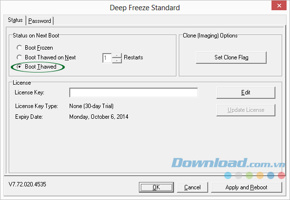 Hướng dẫn gỡ bỏ Deep Freeze Standard