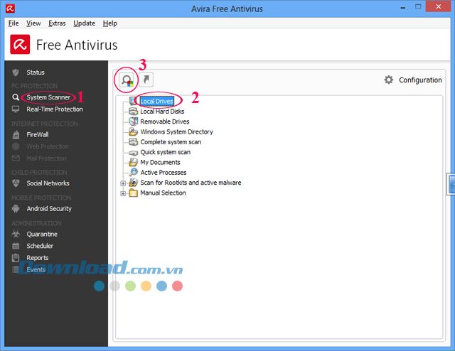 Hướng dẫn cài đặt và sử dụng Avira Free AntiVirus để tiêu diệt Virus