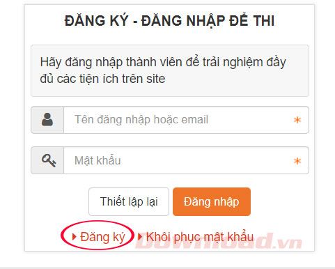 Tạo tài khoản mới