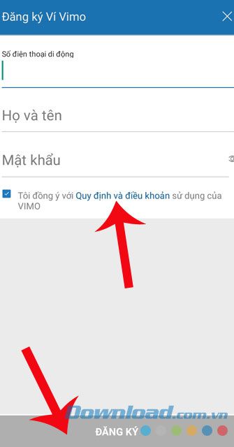 Nhập thông tin cá nhân