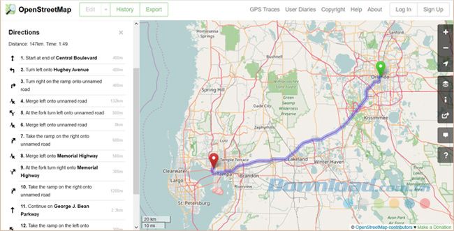 OpenStreetMap với ứng dụng OsmAnd