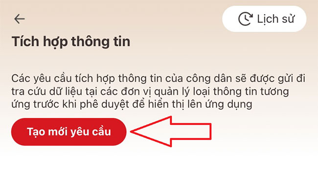 Tạo mới thông tin người thân