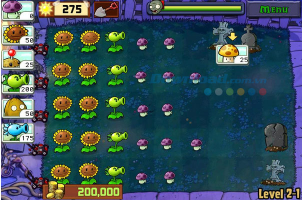 Bí quyết vượt qua tất cả các cấp độ trong trò chơi Plants vs. Zombies